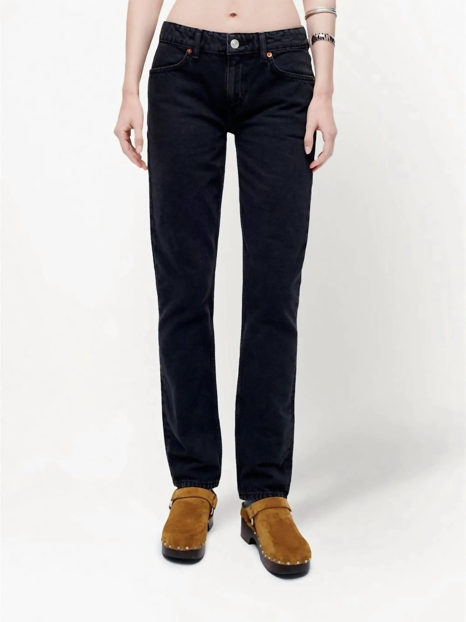 70S LOW-RISE STRAIGHT-LEG JEANS