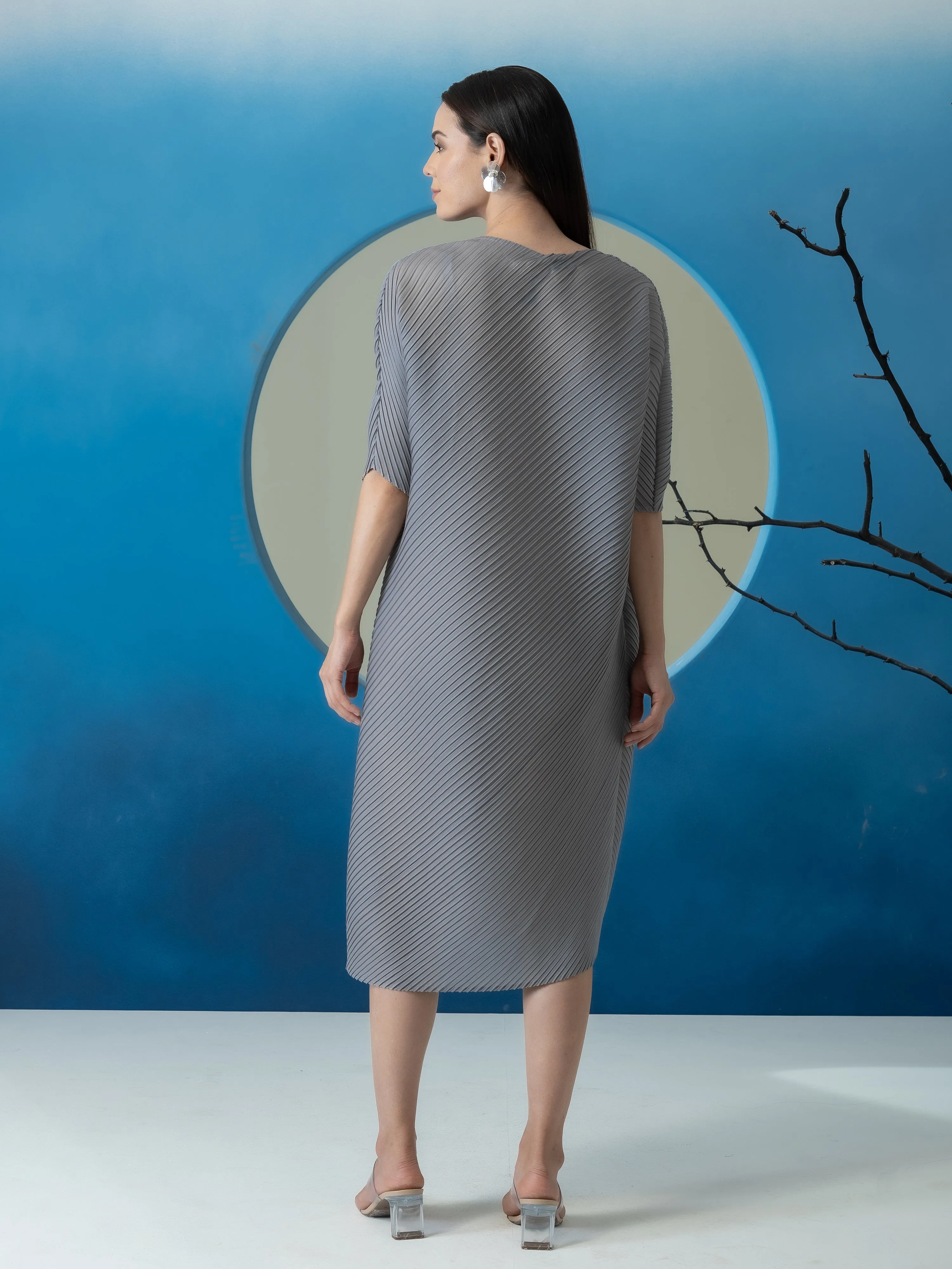 Aria Pleated Dress