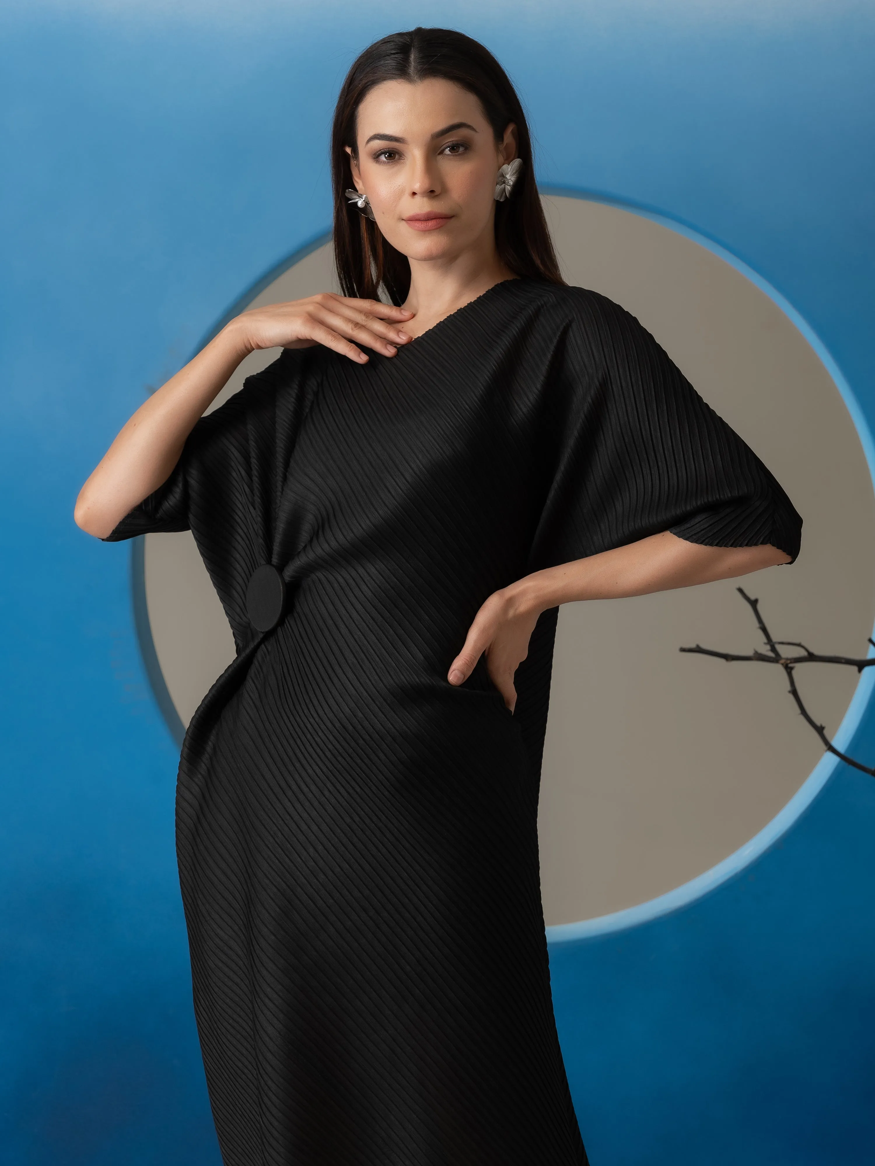 Aria Pleated Dress