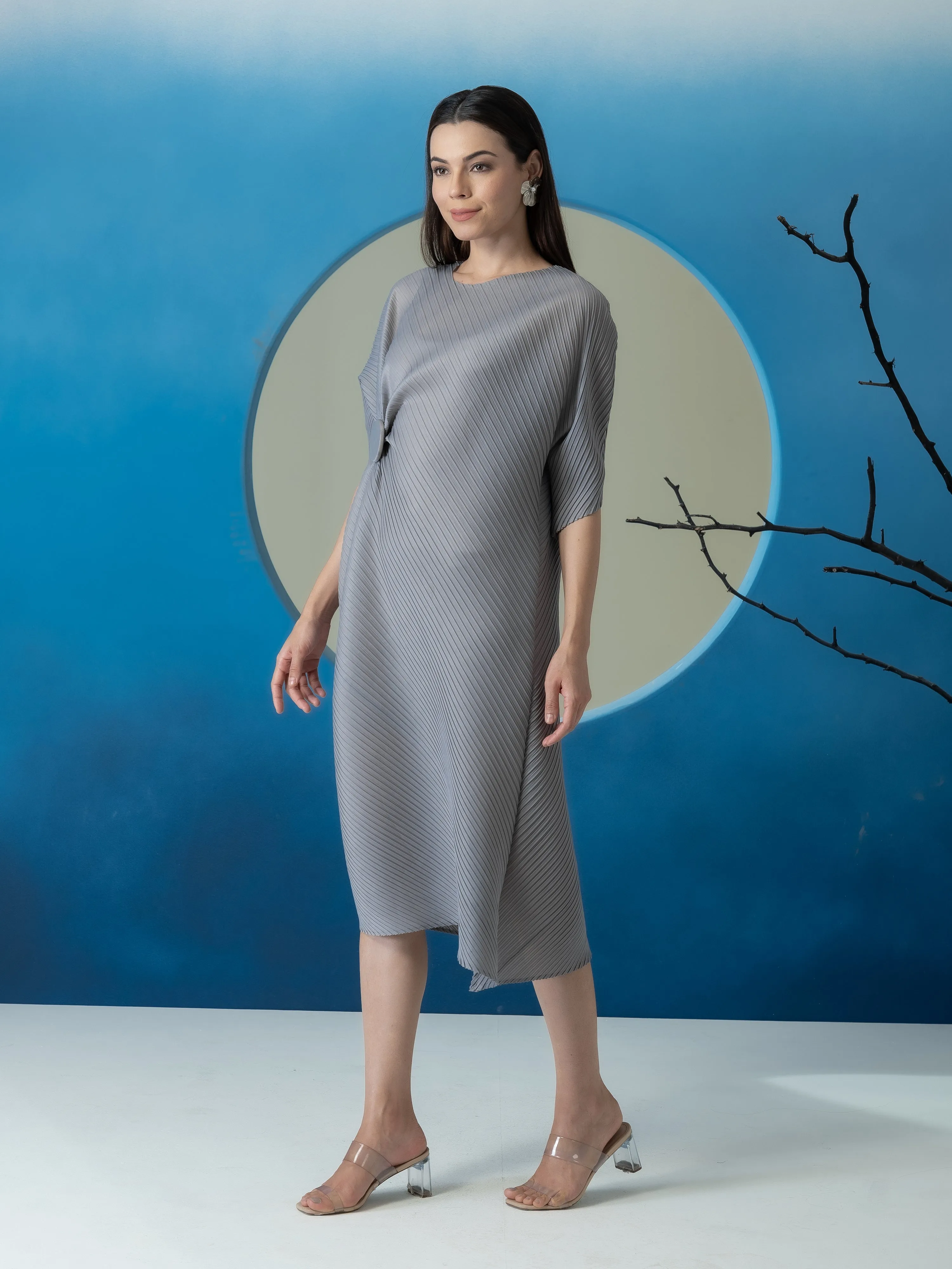 Aria Pleated Dress