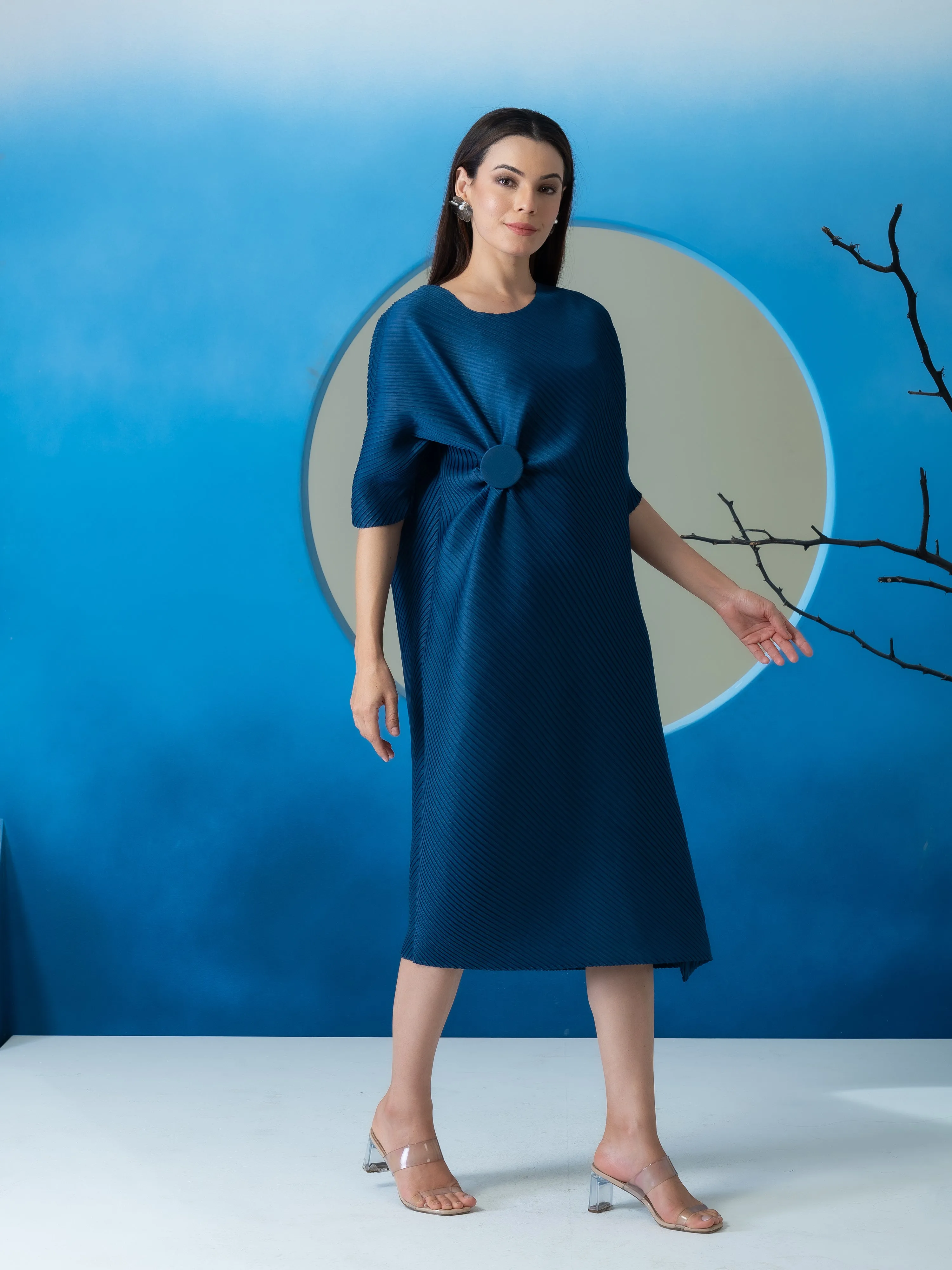 Aria Pleated Dress