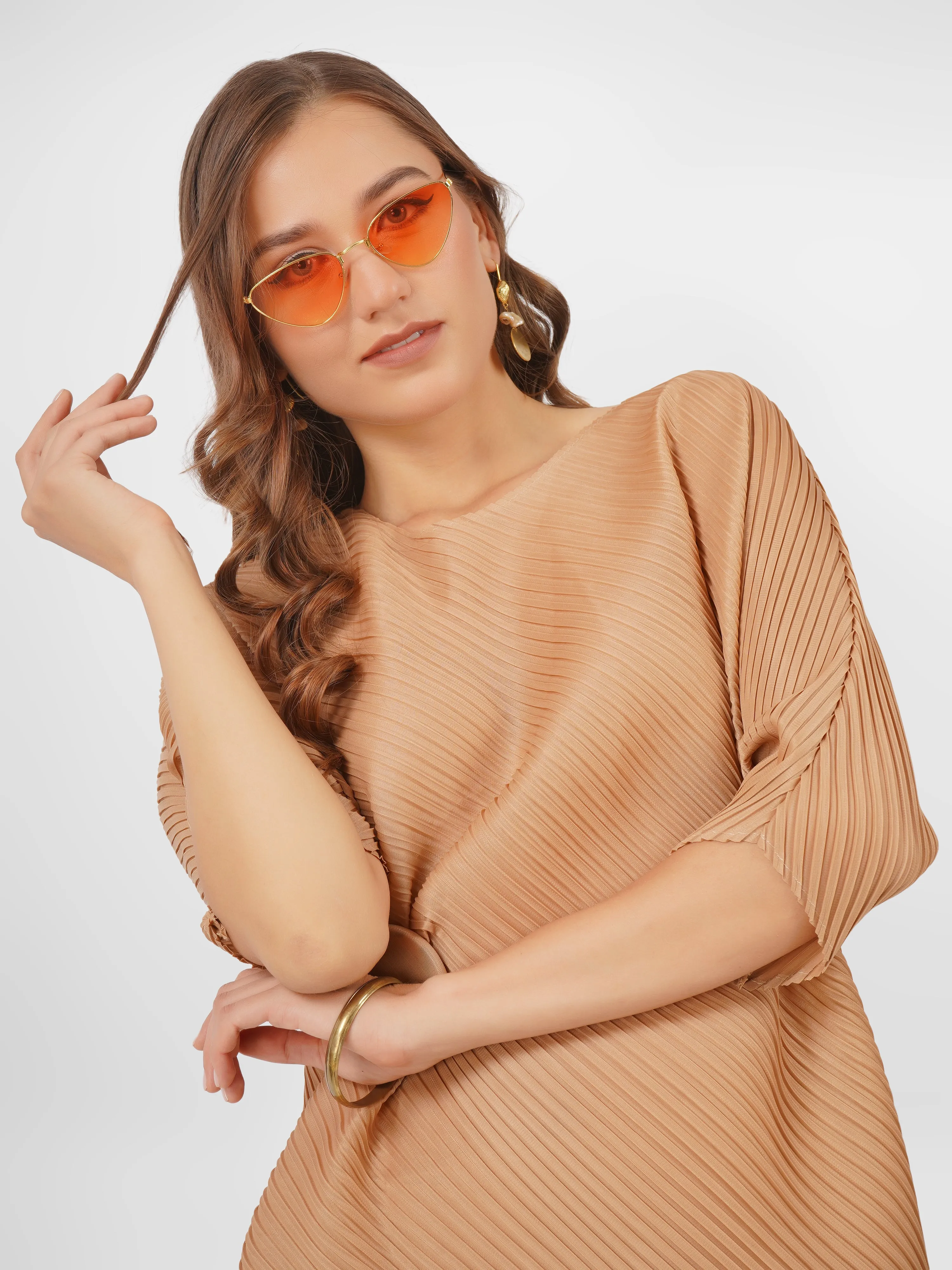 Aria Pleated Dress
