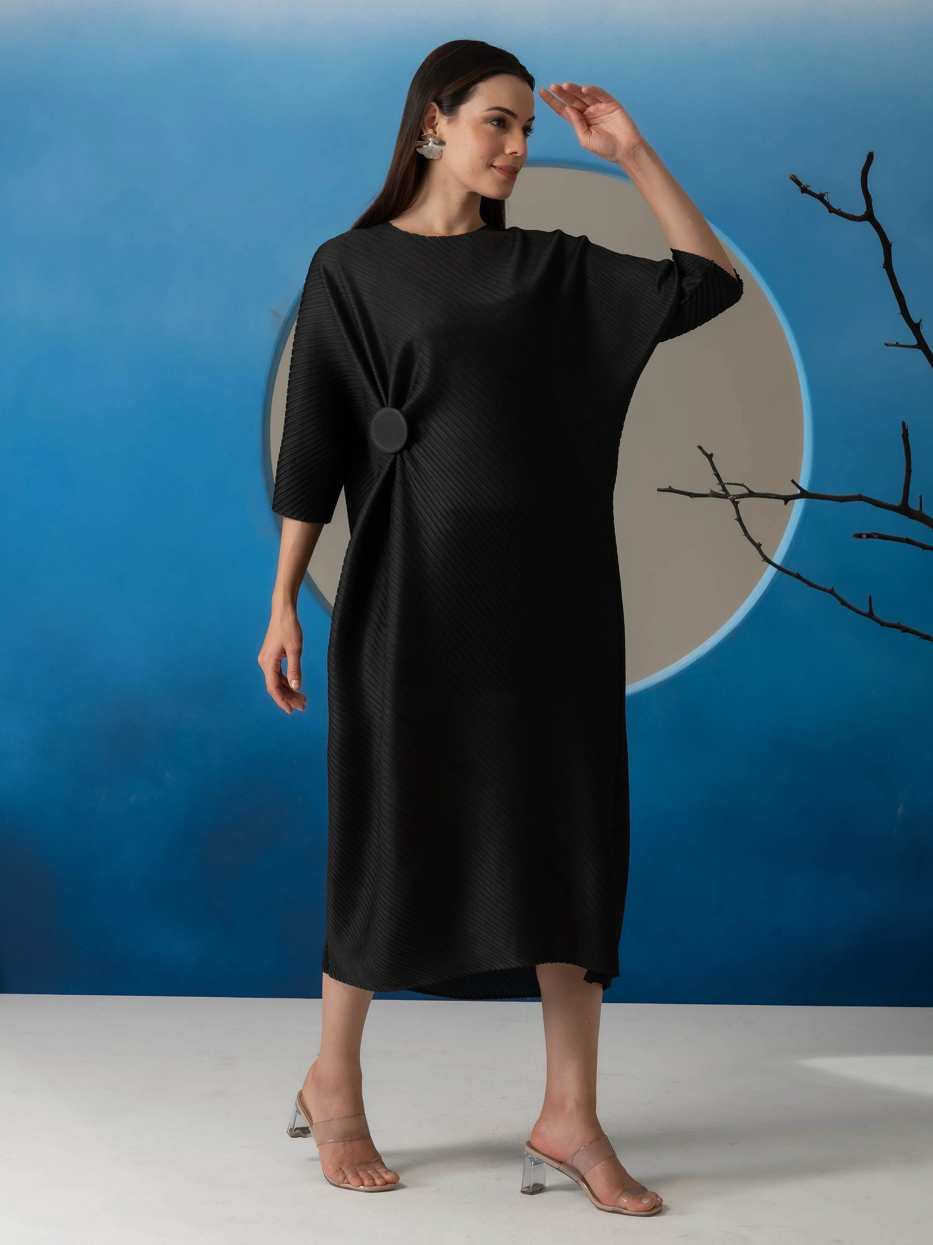 Aria Pleated Dress