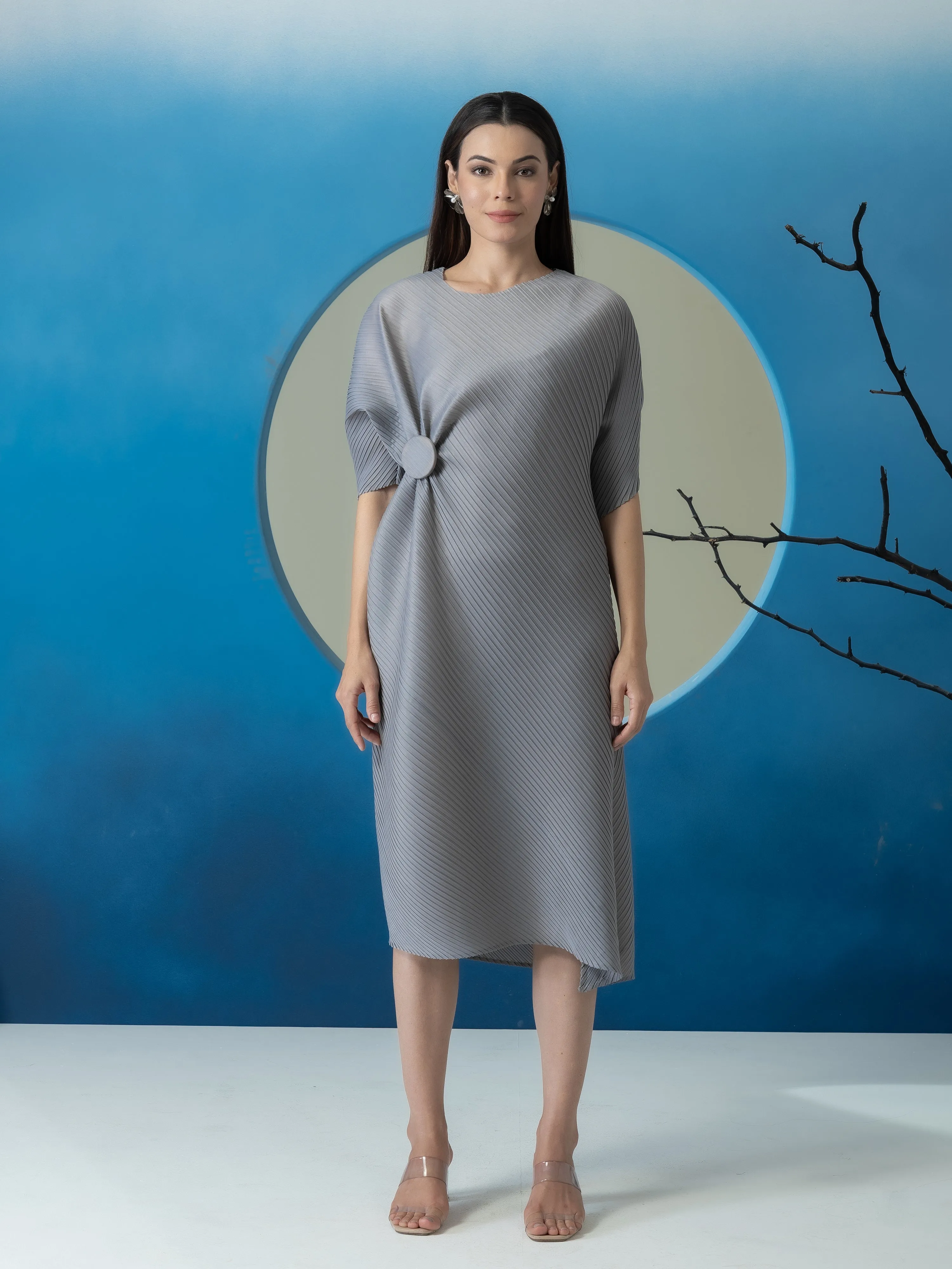 Aria Pleated Dress