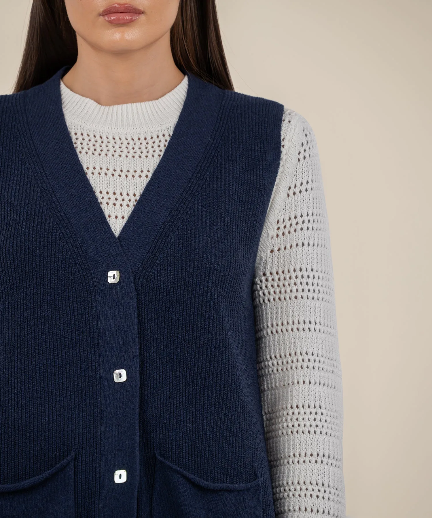 Avalon Cardigan Sweater Vest