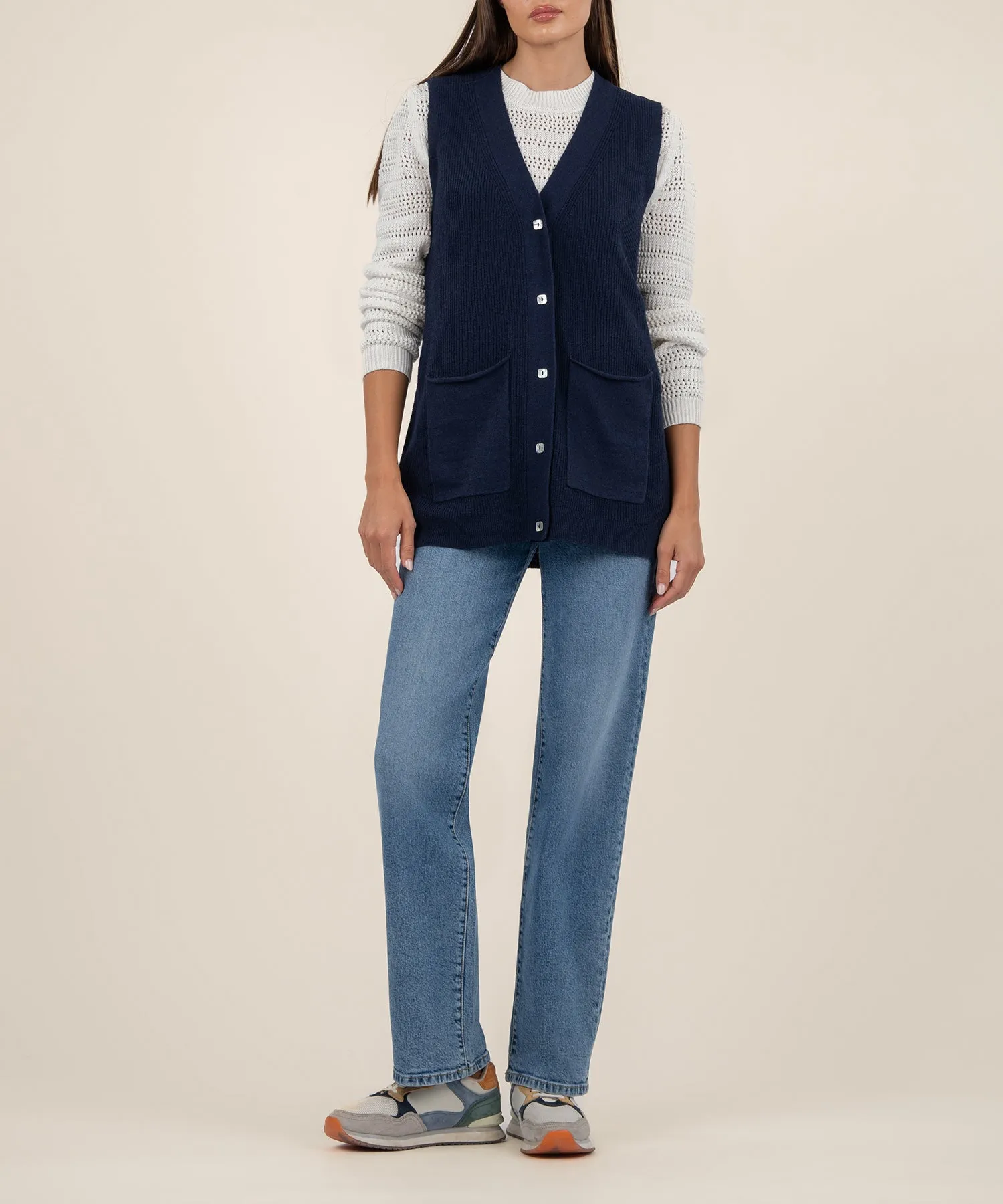 Avalon Cardigan Sweater Vest