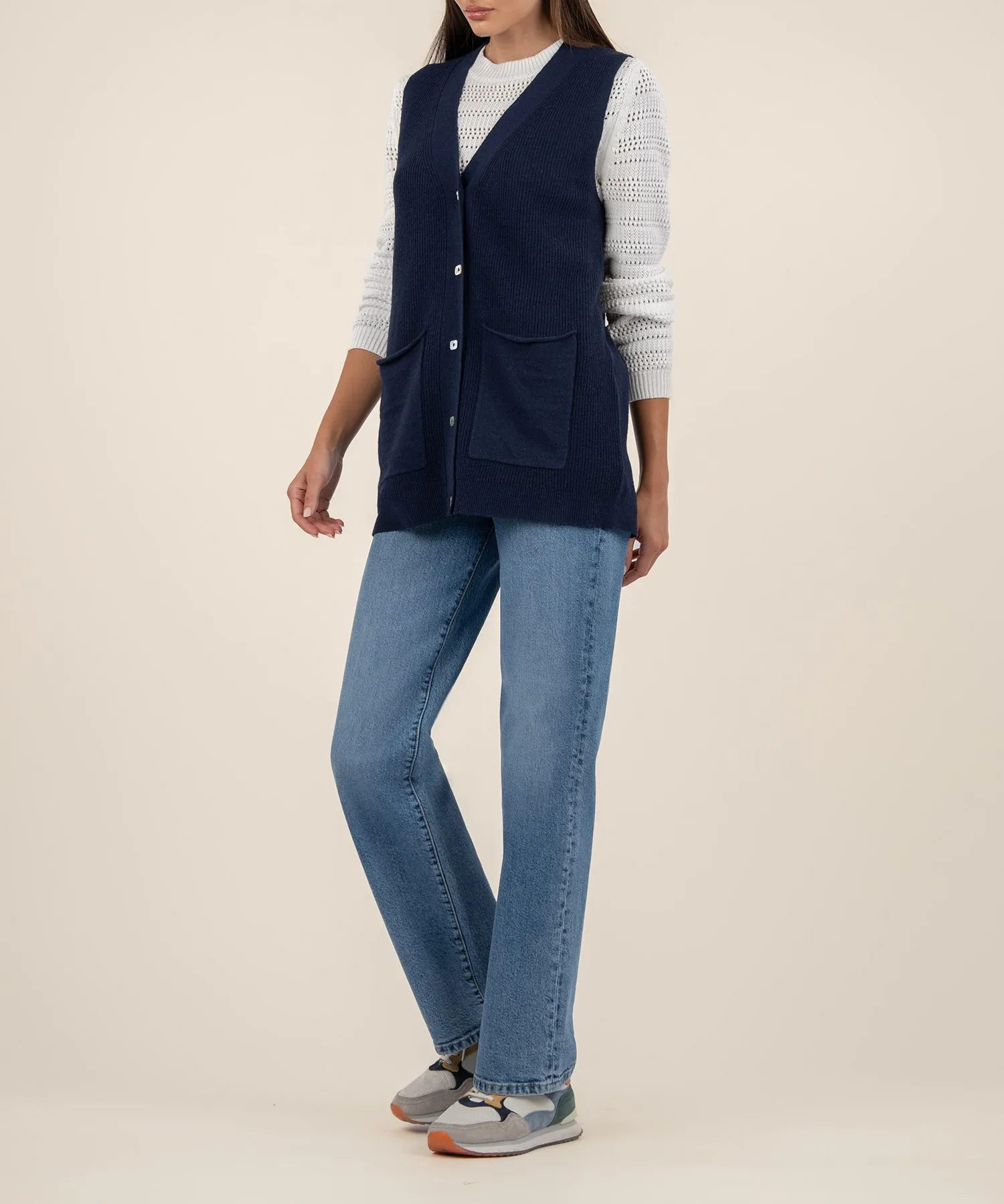 Avalon Cardigan Sweater Vest