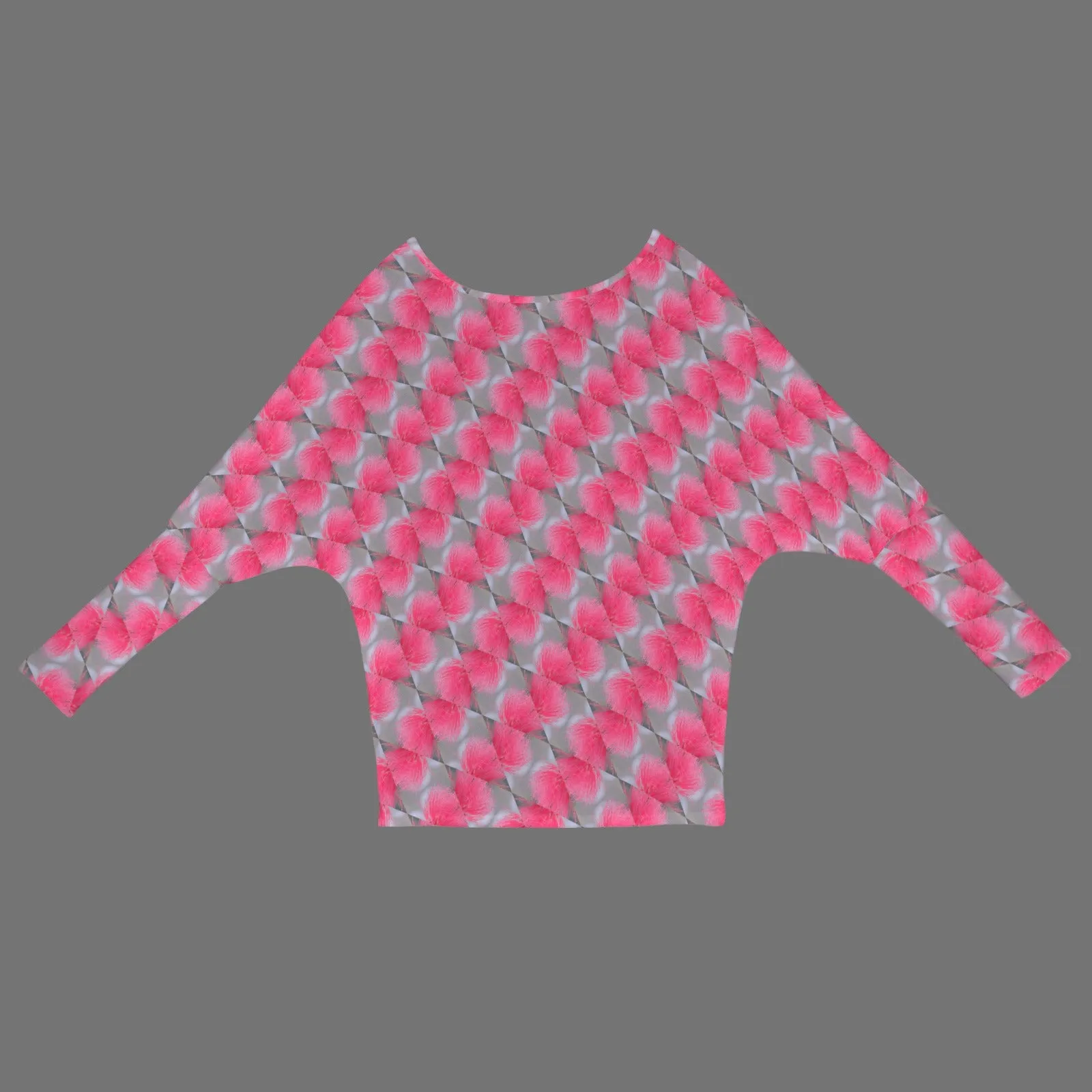 Batwing Long Sleeve Sweater Pink Butterfly Balm