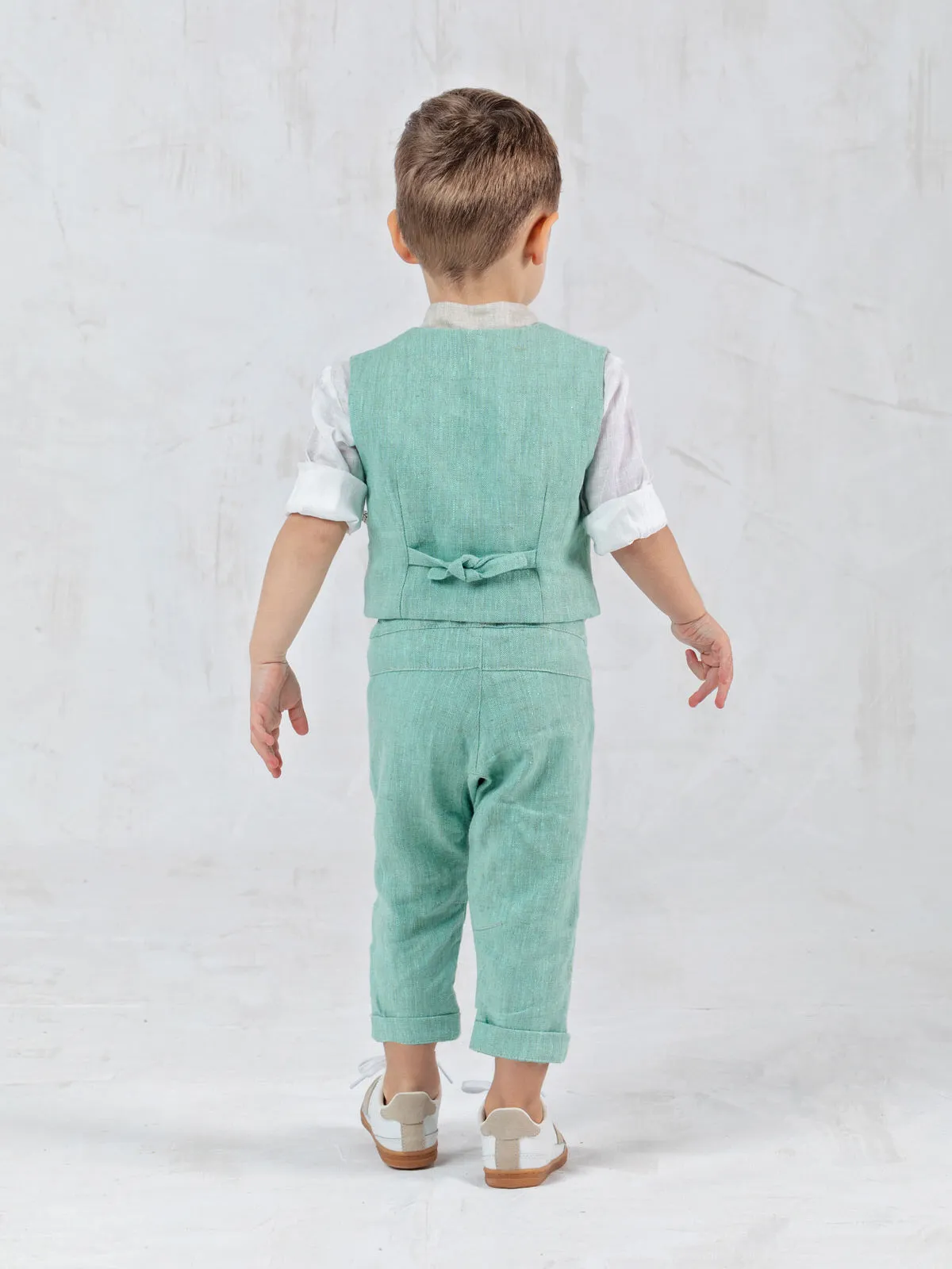Boy's linen outfit set 5pcs – DANAOS