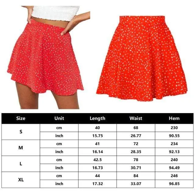 Brooke High Waist Mini Skirts