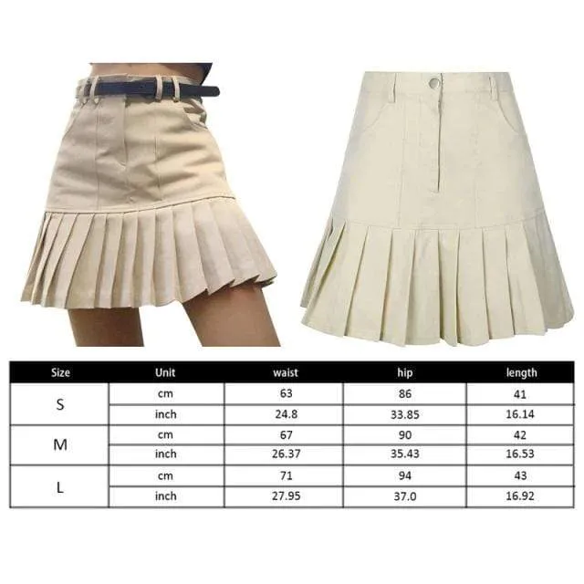 Brooke High Waist Mini Skirts
