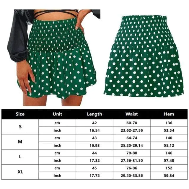 Brooke High Waist Mini Skirts