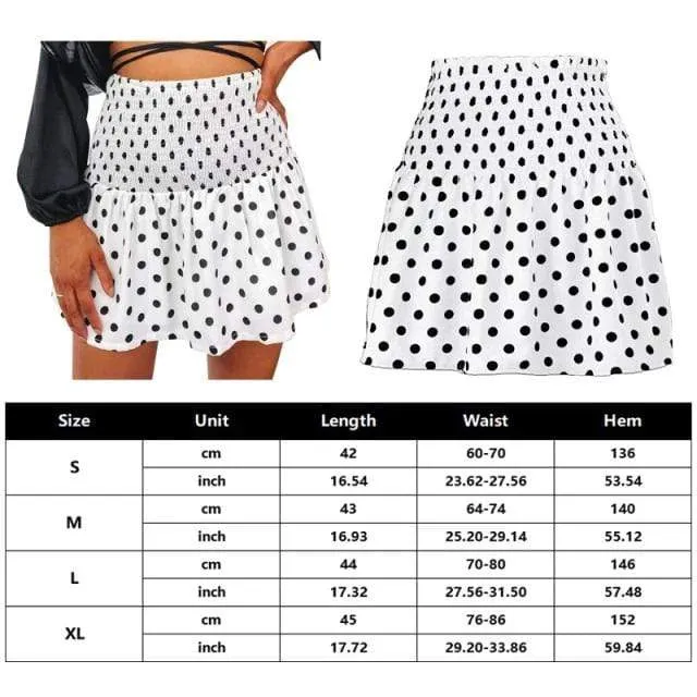 Brooke High Waist Mini Skirts