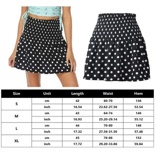 Brooke High Waist Mini Skirts