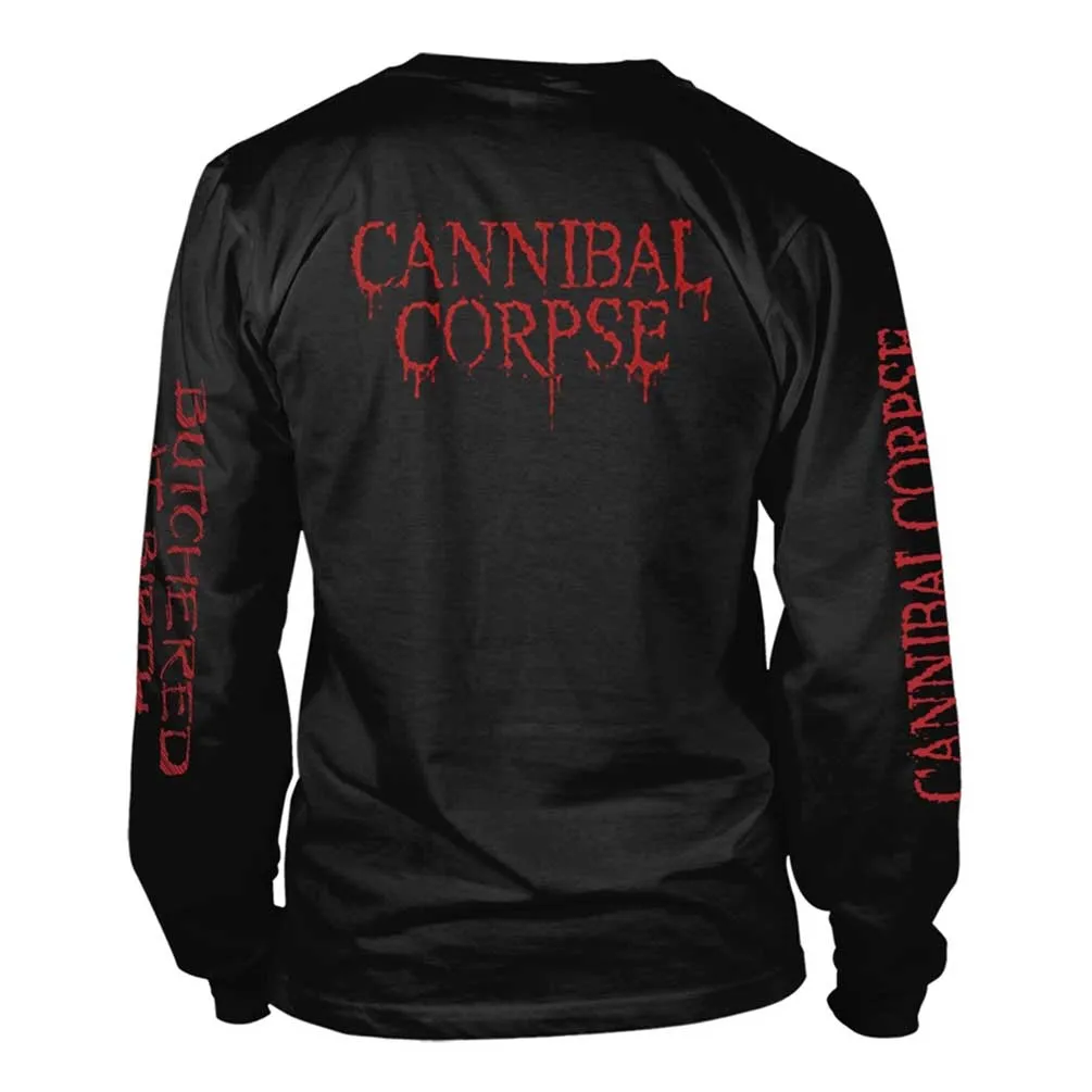 Cannibal Corpse "Butchered At Birth Explicit" Black Long Sleeve T shirt