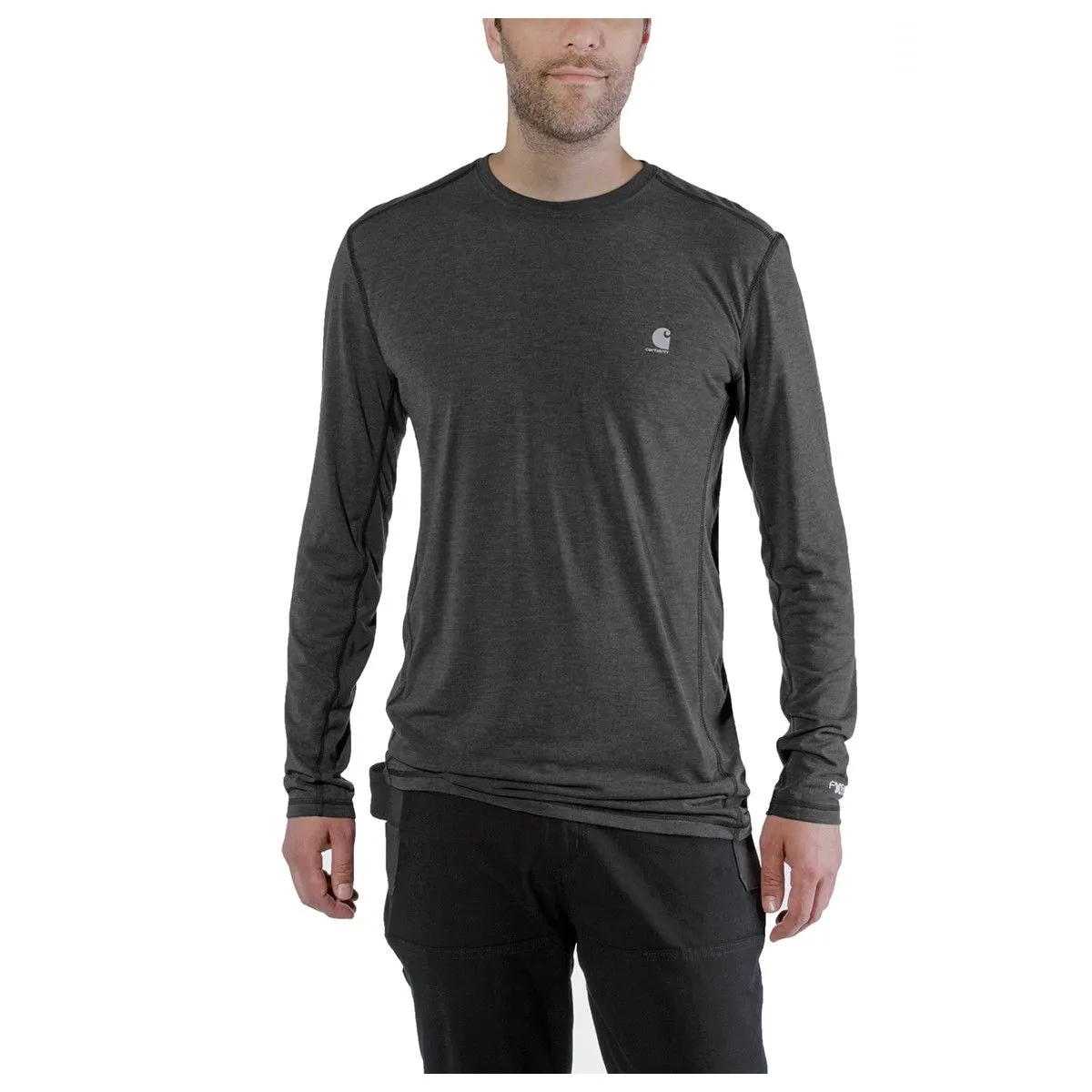 Carhartt&#x20;102998&#x20;Force&#x20;Extremes&#x20;l&#x2F;s&#x20;T-Shirt&#x20;-&#x20;Navy&#x20;Heather