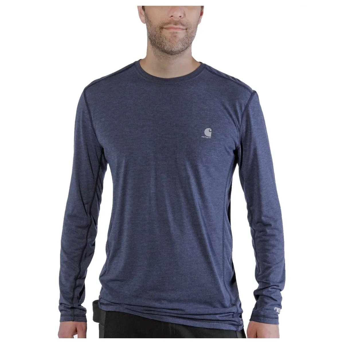 Carhartt&#x20;102998&#x20;Force&#x20;Extremes&#x20;l&#x2F;s&#x20;T-Shirt&#x20;-&#x20;Navy&#x20;Heather