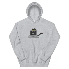 Cats Work on Computers Unisex Hoodies