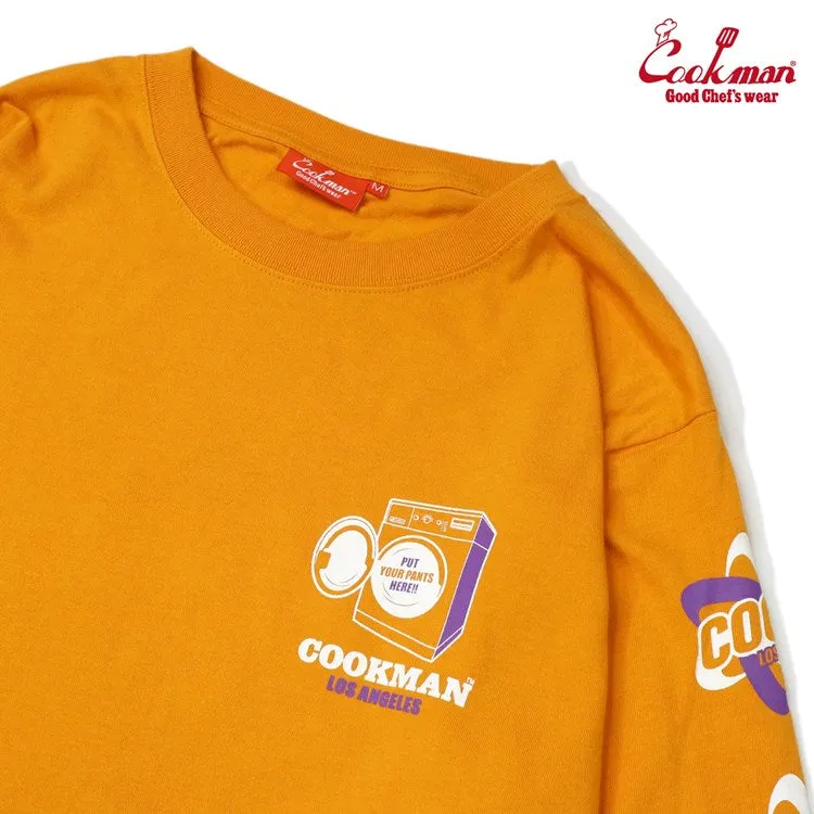 Cookman Long Sleeve T-shirts - Laundry : Orange