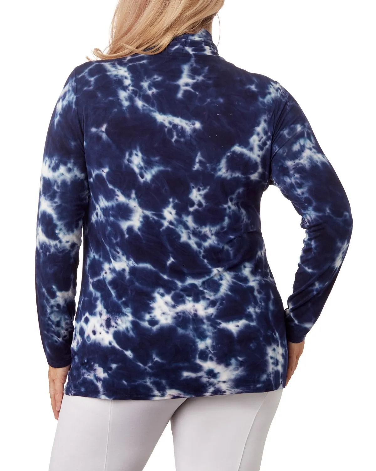 Crisscross Tie Dye Cardigan
