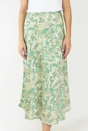 DAKOTA SKIRT (GREEN PATTERN)