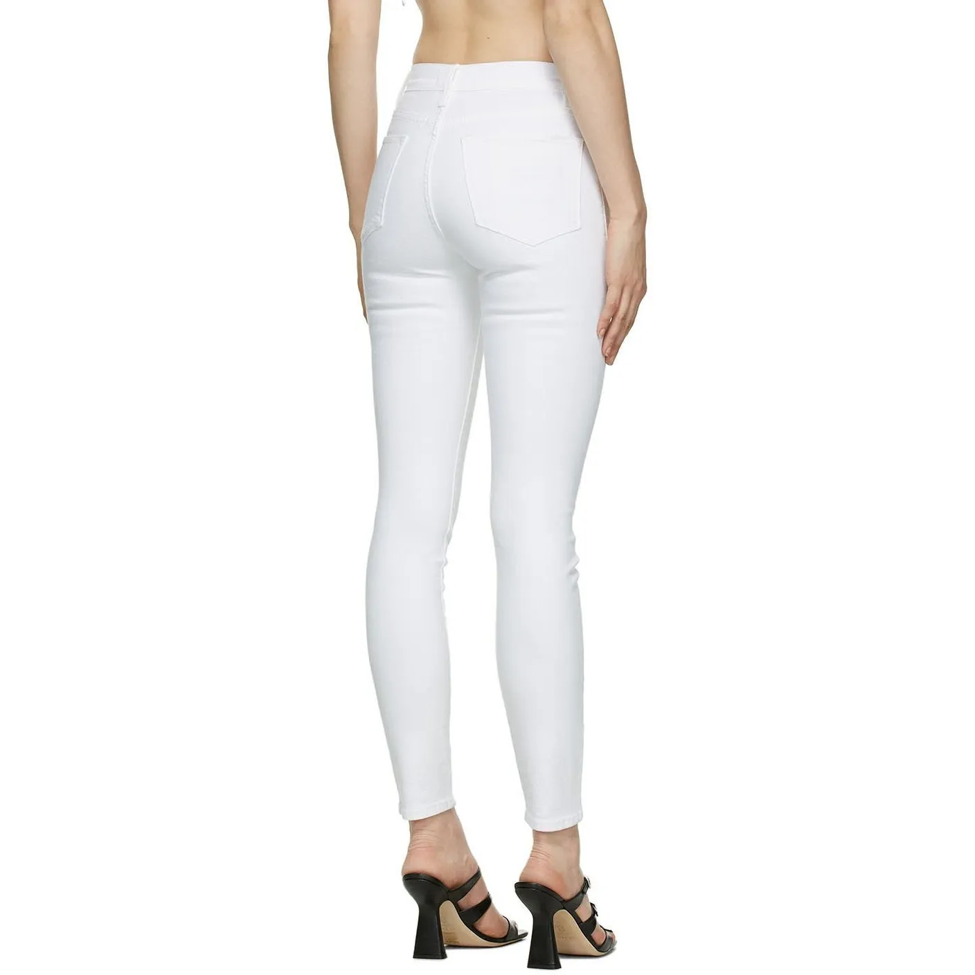Frame White 'Le High Skinny' Jeans
