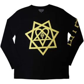 HIM "Heartagram Honeycomb" Long Sleeve T shirt