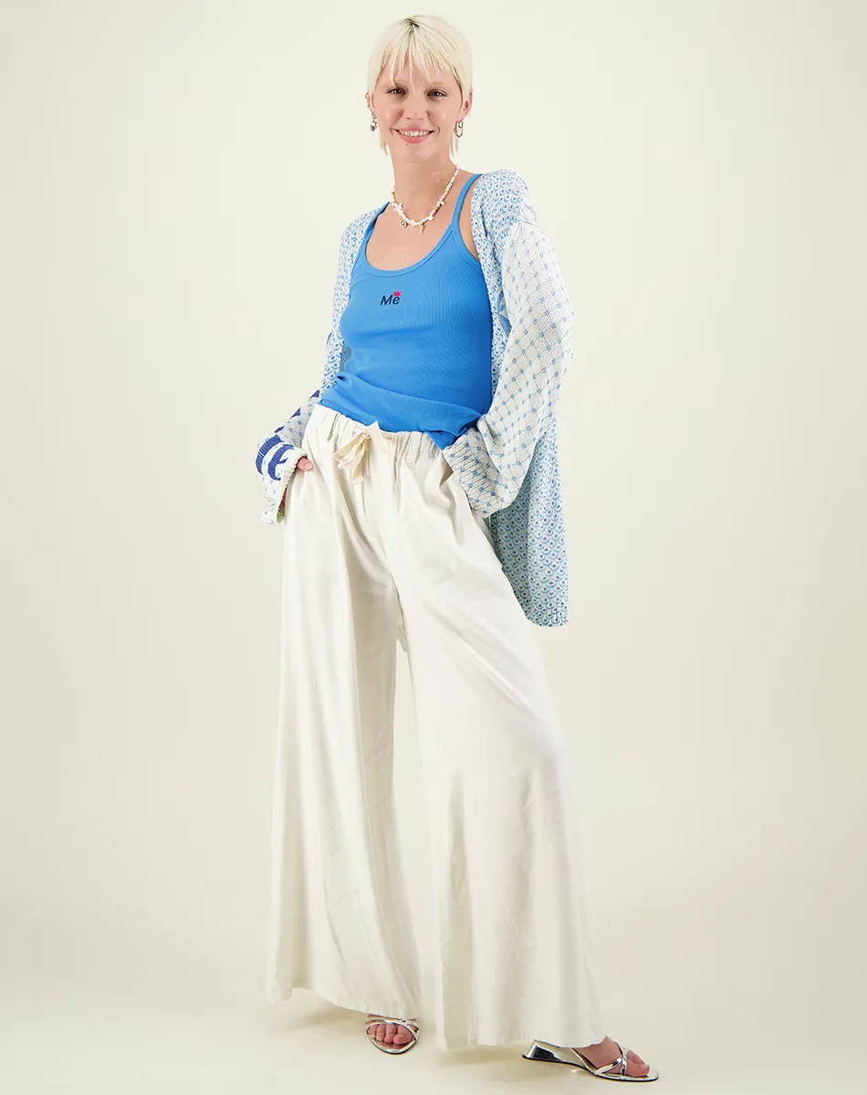 Me369 Victoria Amalfi Linen Printed Cardigan