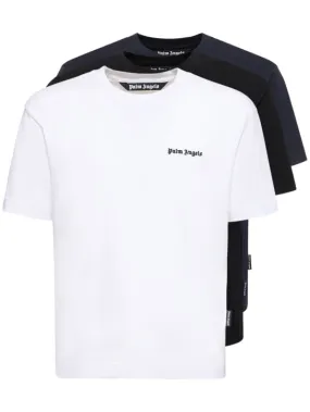 Palm Angels   Set of 3 logo cotton t-shirts 