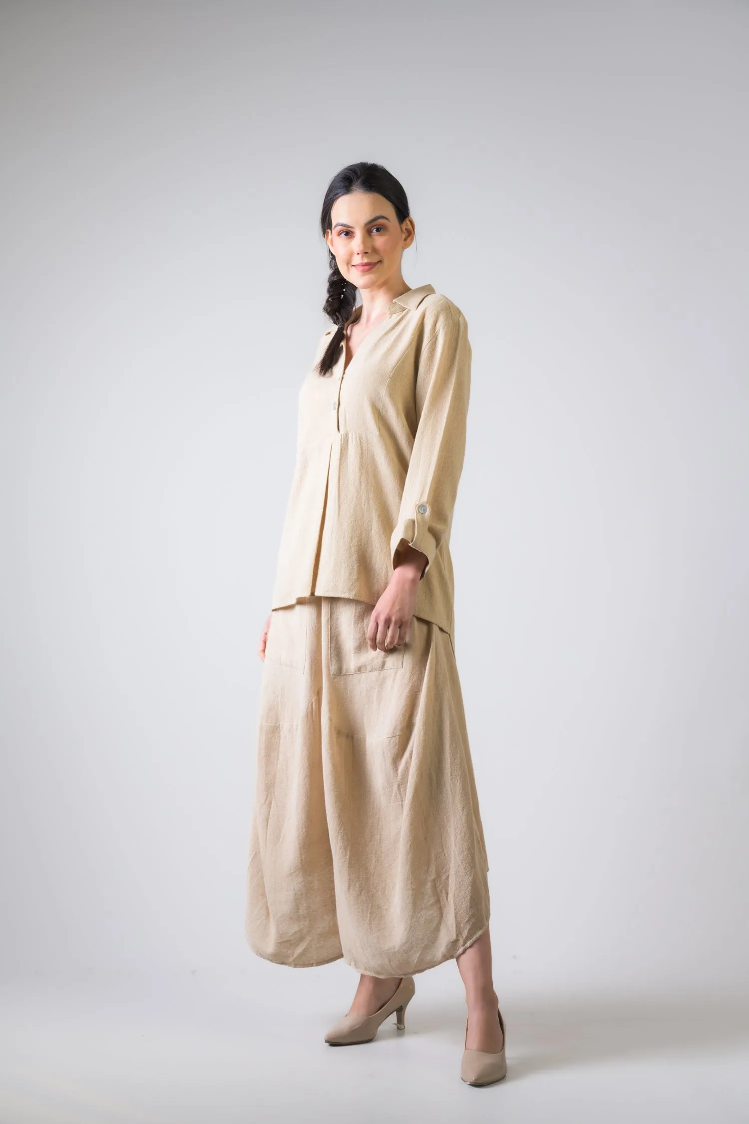 Rhea Cotton Jute Aruba Pants
