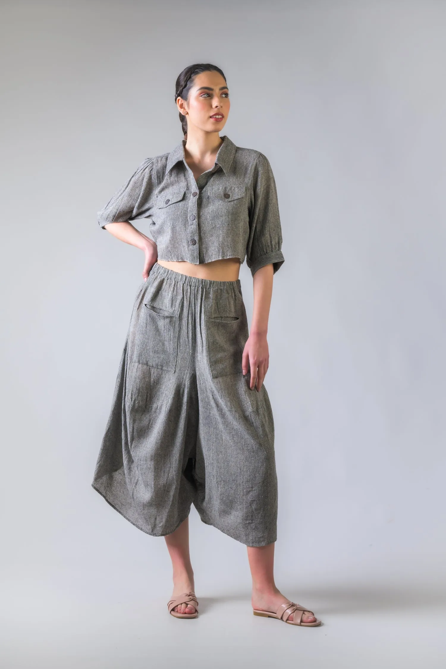 Rhea Cotton Jute Aruba Pants
