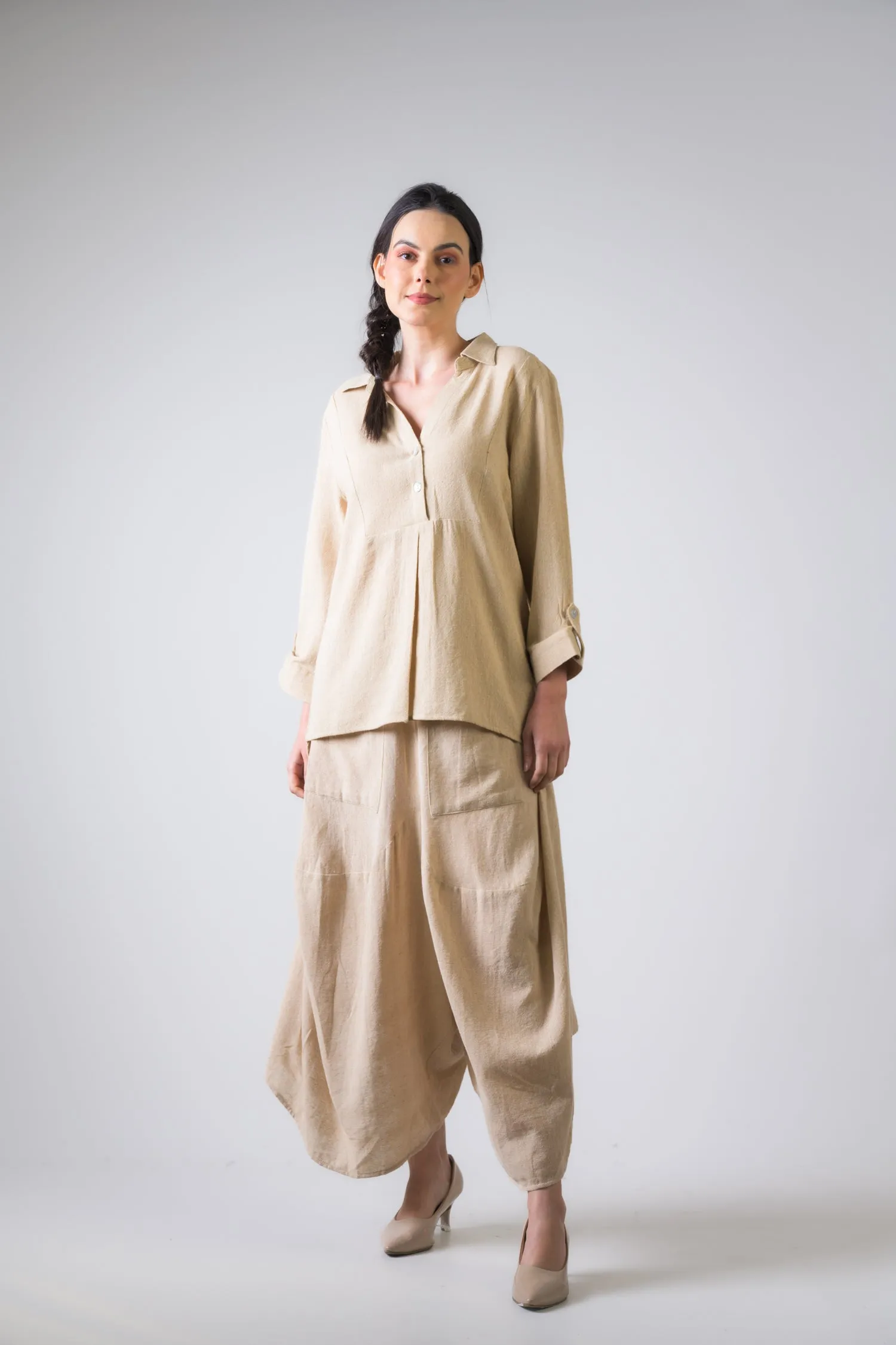 Rhea Cotton Jute Aruba Pants