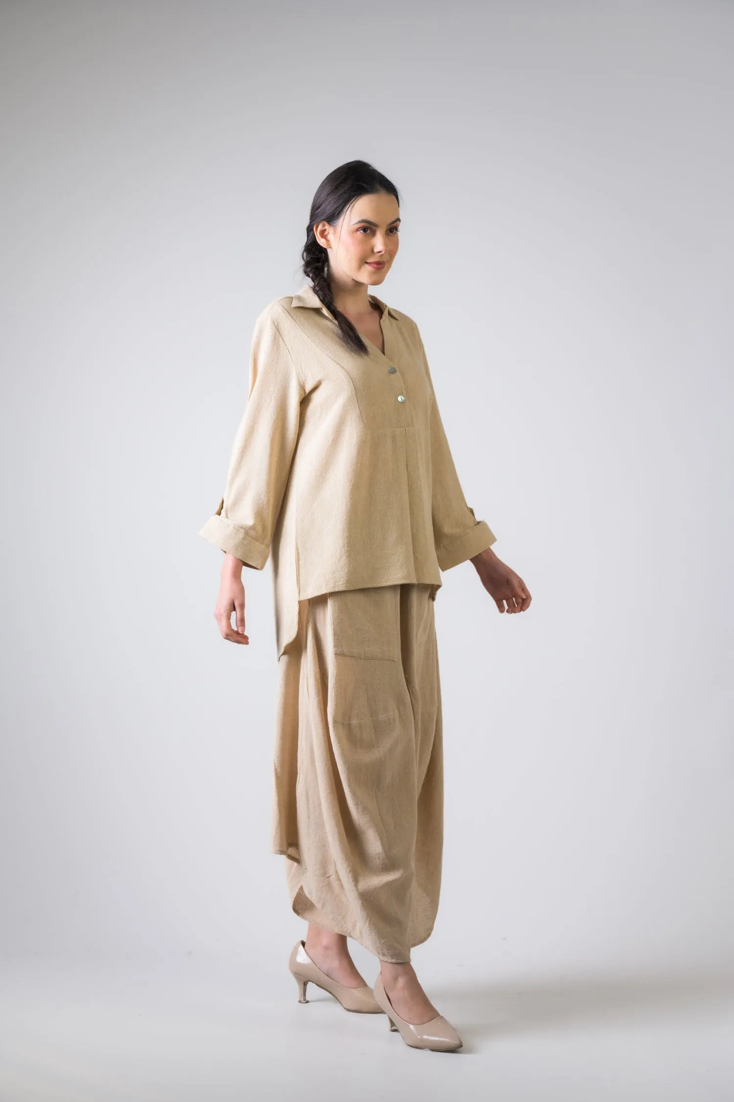 Rhea Cotton Jute Aruba Pants