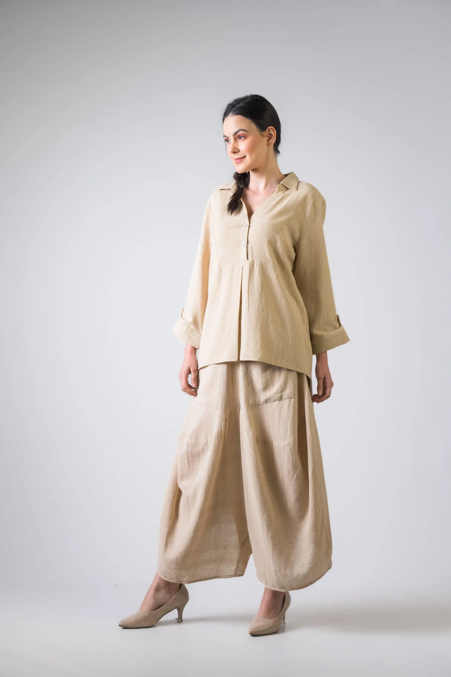 Rhea Cotton Jute Aruba Pants