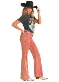 ROCK & ROLL DENIM Ladies Coral Wide Leg Jeans