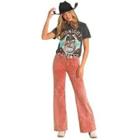 ROCK & ROLL DENIM Ladies Coral Wide Leg Jeans