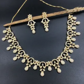 Round Neck Jadau Necklace Set 5990-65