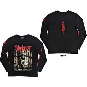 Slipknot "Skeleton Flag" Black Long Sleeve T shirt